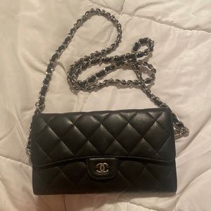 Chanel Wallet with added Chain
